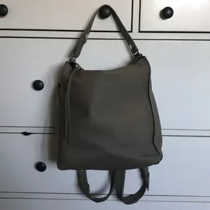All Saints Akita small backpack in Taupe Grey Taupe Grey Kita Backpack by AllSaints | Rent the Runway main image 3